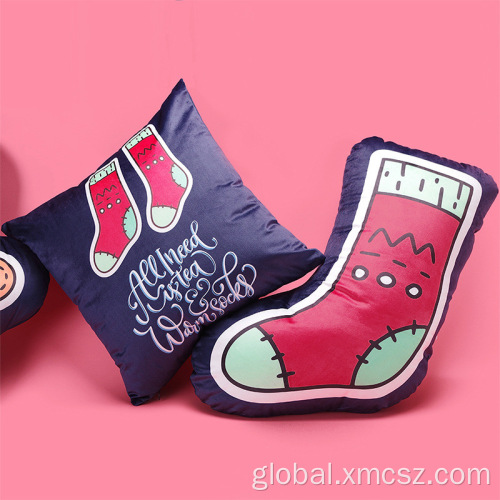 Boot Shaped Pillow 2020 Christmas Gift Cushion Pillow Supplier